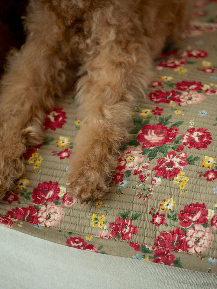 Antique Flower Indian Quilt Series