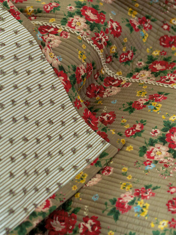 Antique Flower Indian Quilt Series