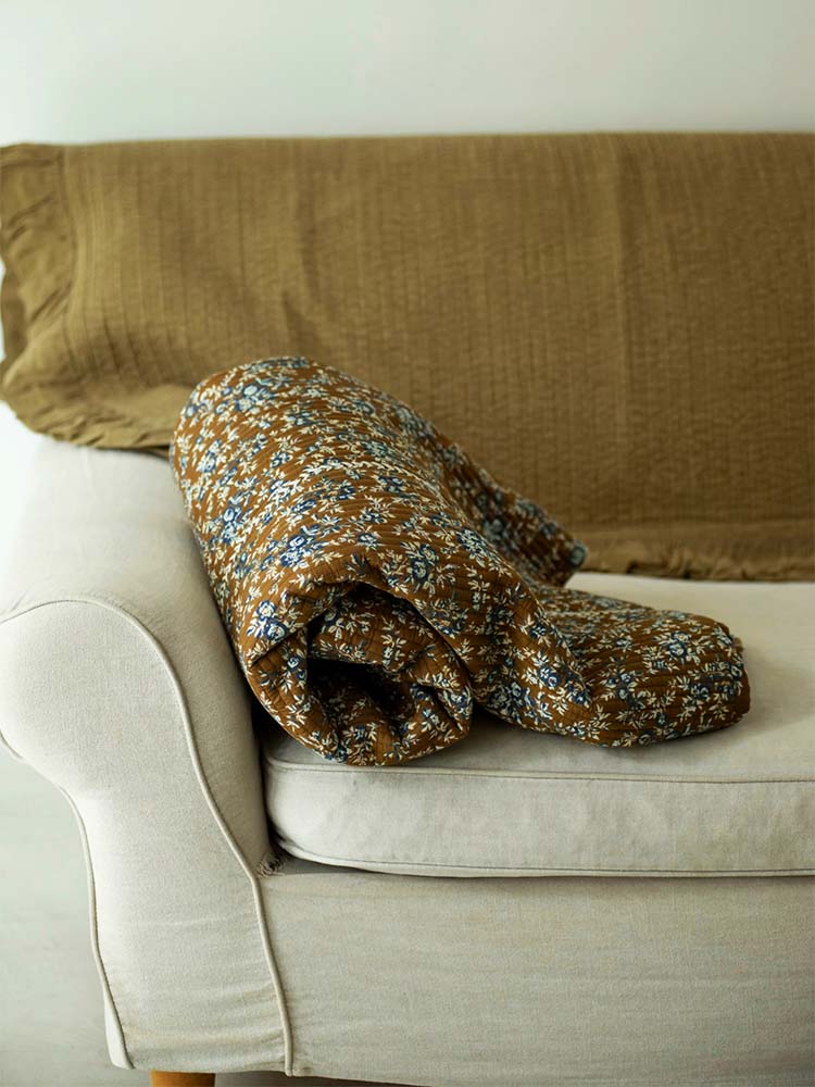 Antique Flower Indian Quilt Series