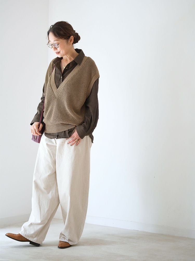ハグオーワー⭐︎ リネンコットンオーバーシャツ新品タグ付き リネンコットンオーバーシャツ | HUG O WaR ONLINE STORE