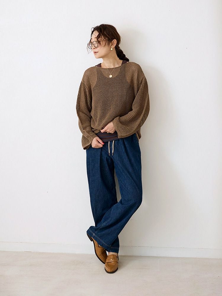 ハグオーワー⭐︎ ペーパーヤーンメッシュニット新品 ペーパーヤーンメッシュニット | HUG O WaR ONLINE STORE