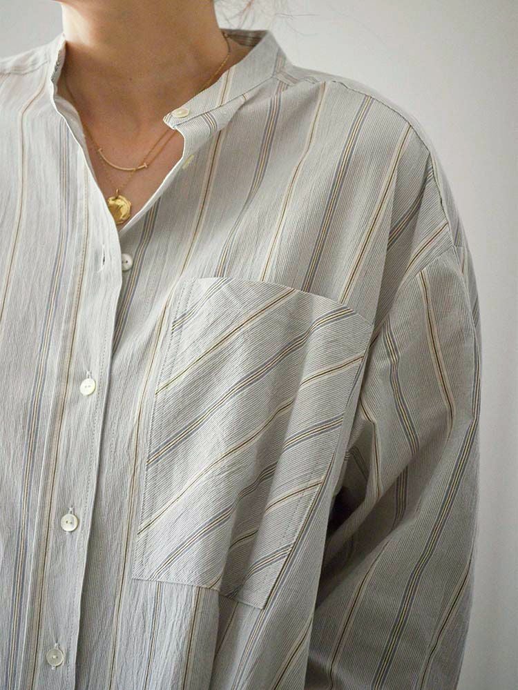 マルチストライプワッシャーシャツワンピース | HUG O WaR ONLINE STORE
