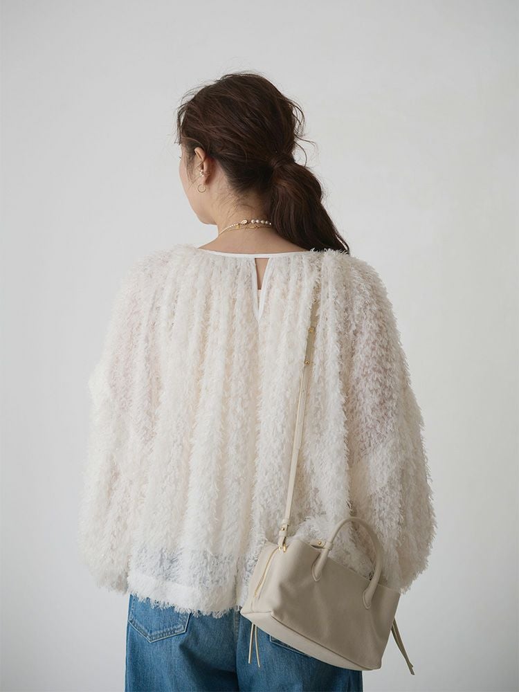ラメカットジャガードプルオーバーブラウス | HUG O WaR ONLINE STORE