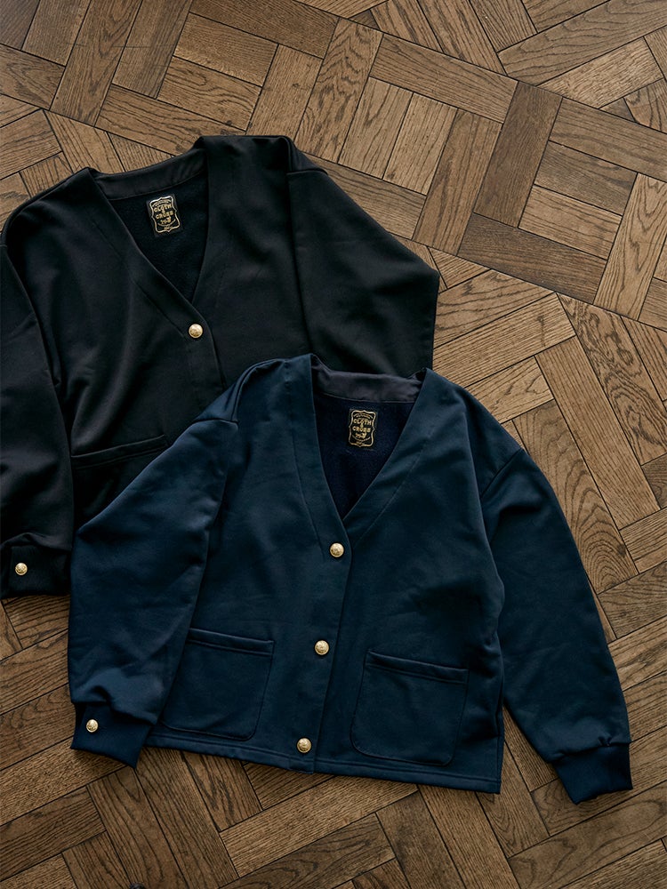 ⭐️新品 cloth ＆ cross Vネック金ボタンカットソーカーディガン Vネック金ボタンカットソーカーディガン | HUG O WaR ONLINE STORE