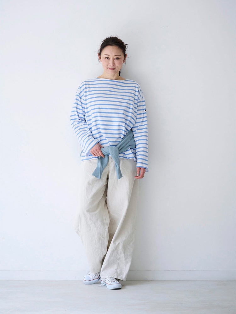 HUG O WaR CLOTH&CROSS ボーダーニット 【新品未使用】 コットンボーダーロングT-sh | HUG O WaR ONLINE STORE