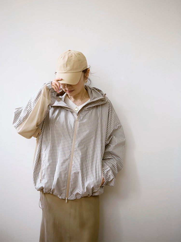 チェックUVカットマウンテンパーカー | HUG O WaR ONLINE STORE
