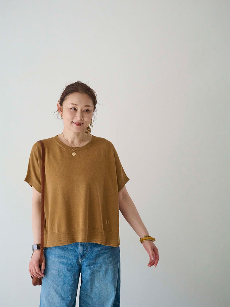 H刺繍ショートニットプルオーバー | HUG O WaR ONLINE STORE