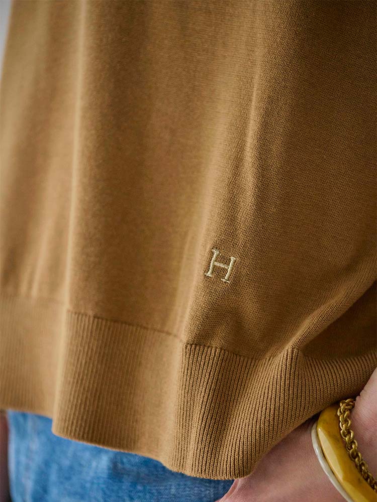 H刺繍ショートニットプルオーバー | HUG O WaR ONLINE STORE