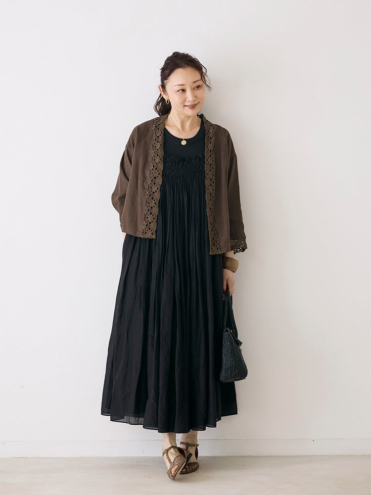 新品♡ハグオーワー♡リネンレースボレロ♡ブラック リネンレースボレロ | HUG O WaR ONLINE STORE