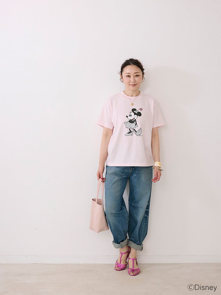 Americana×HUG O WaR/ミニーマウス/グリッターpt.T-sh | HUG O WaR