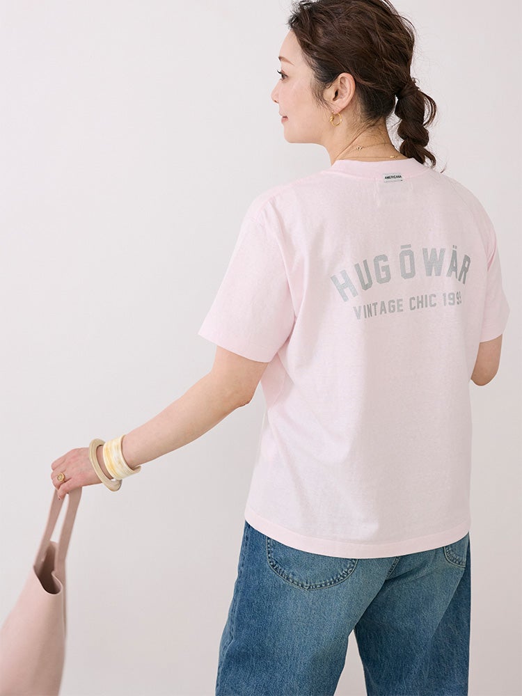 Americana×HUG O WaR/ミニーマウス/グリッターpt.T-sh | HUG O WaR