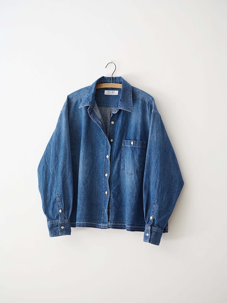 デニムクロップドフリンジシャツ | HUG O WaR ONLINE STORE