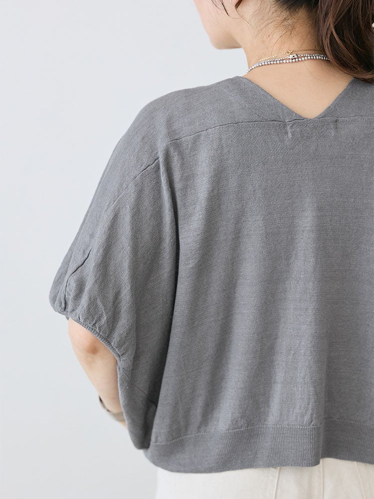 リネンドルマンスリーブショートカーディガン | HUG O WaR ONLINE STORE