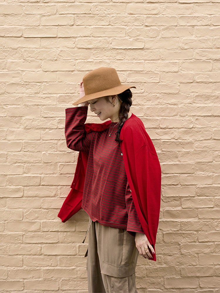 ボーダーボートネックカットソー | HUG O WaR ONLINE STORE